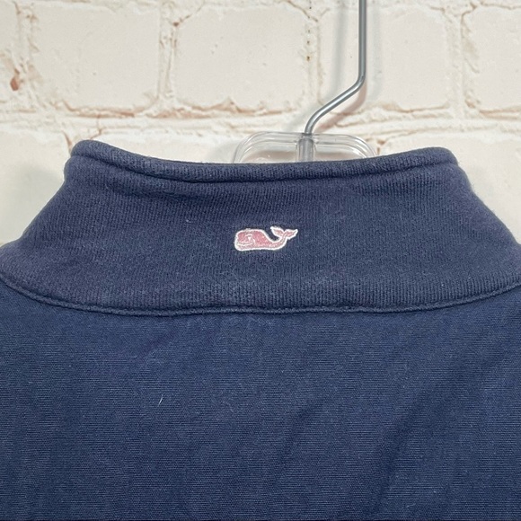 Vineyard Vines 1/4 Zip Shep Shirt Womens Size Small Blue Logo - Picture 6 of 8